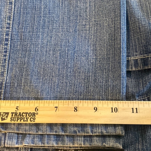 Y2K Red Tag SouthPole Baggy 3180 Jean Mid Blue Fade High Rise Zip Plus Size 38 - Picture 10 of 10